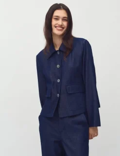 Yoshi-M Magnolia Blazerjakke - Denim
